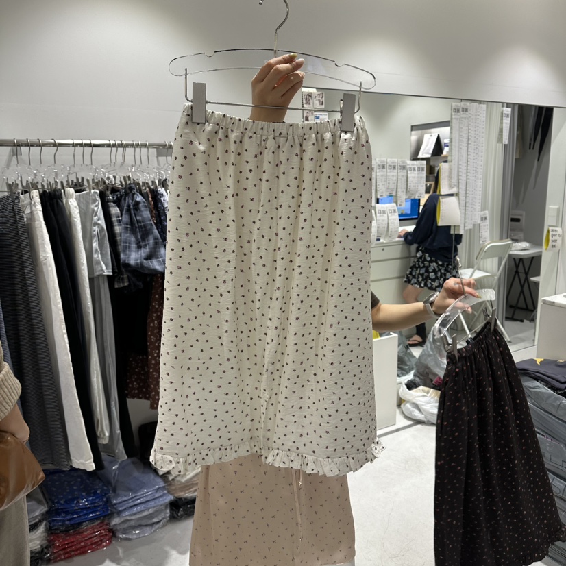 COMBO韓國東大門直郵女士新款休閑26春夏熱賣半身裙中短裙COM_BO半身裙/中短裙