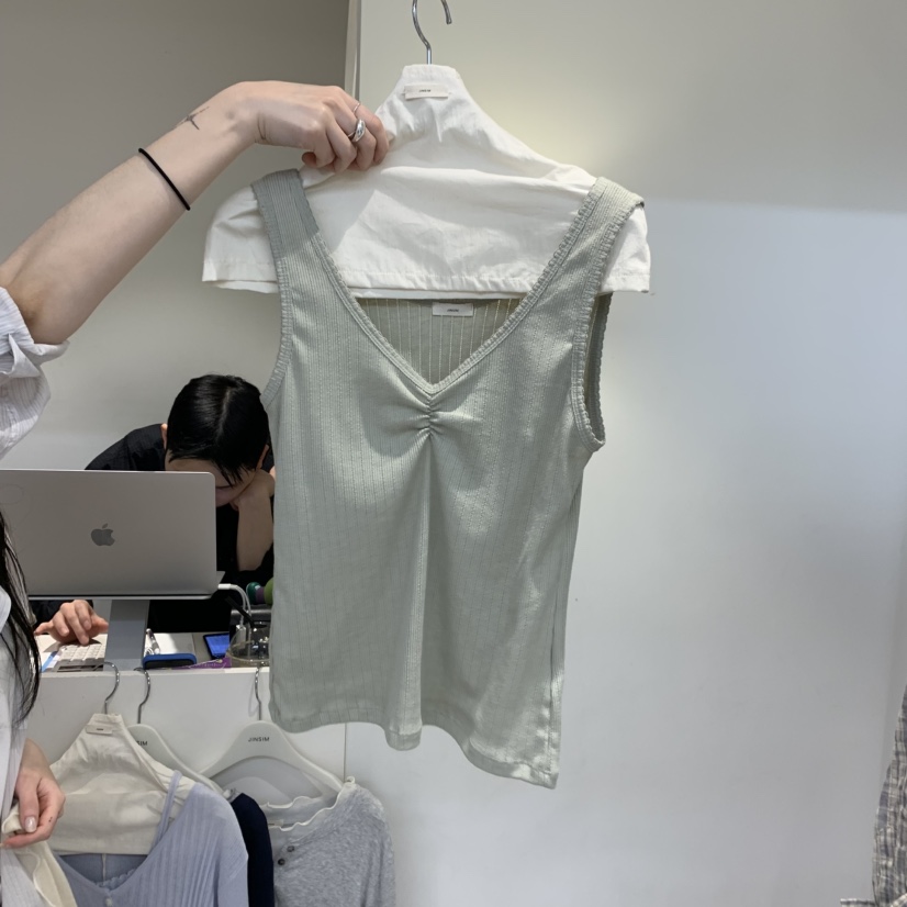 JINSIM韓國代購女士新品休閑人氣26春夏推薦熱賣吊帶背心JINSIM吊帶/背心圖色5