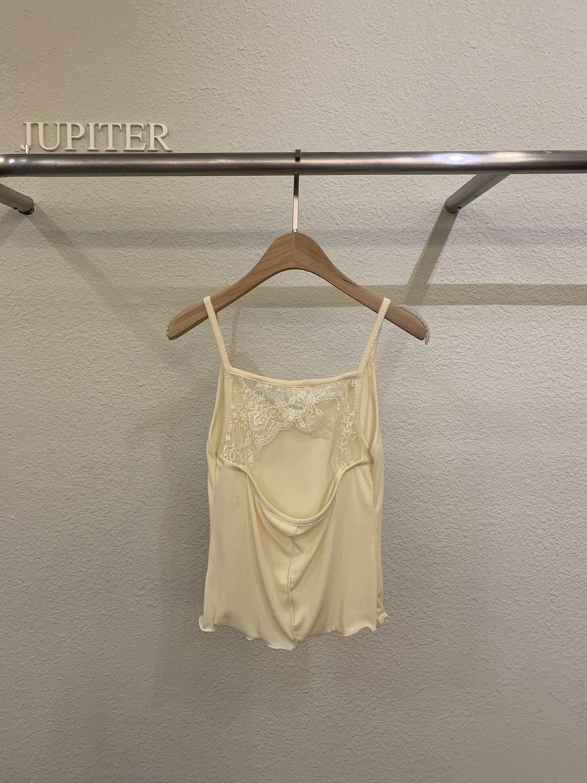 JUPITER韓國代購女士新款時尚熱賣人氣休閑26春夏吊帶背心蕾絲JUPITER吊帶/背心