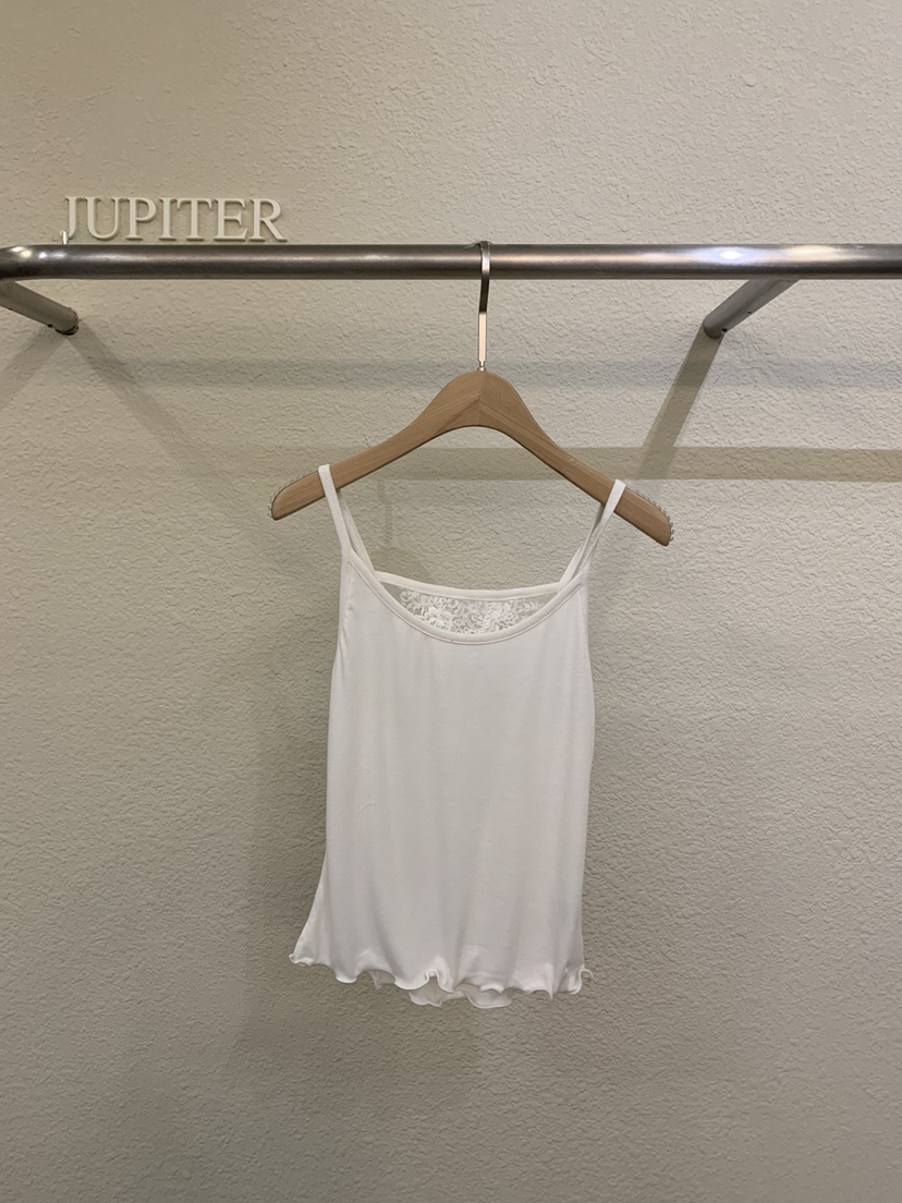 JUPITER韓國代購女士新款時尚熱賣人氣休閑26春夏吊帶背心蕾絲JUPITER吊帶/背心圖色2