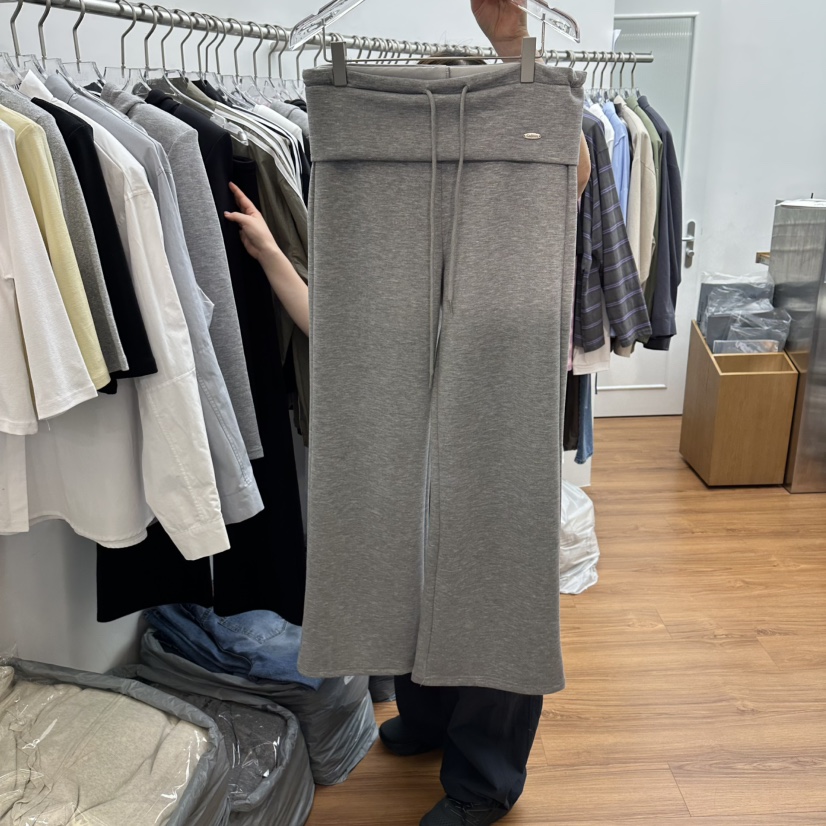 GABIZON韓國代購女士新品職業26春夏時尚推薦休閑休閑褲喇叭GABIZON休閑褲圖色1