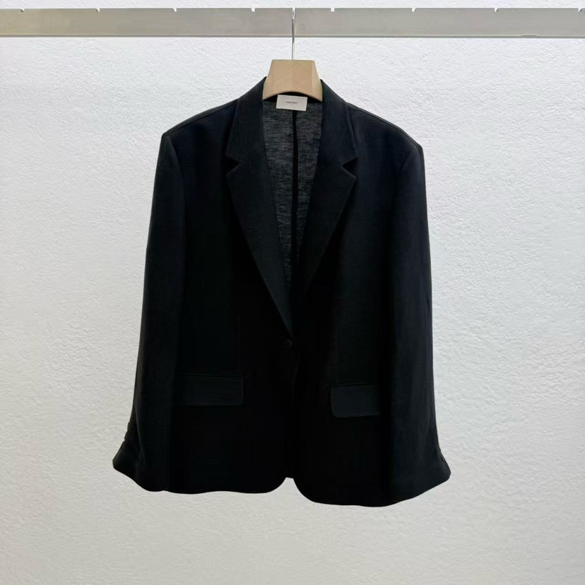 STATEMENT韓國東大門代購女士新品休閑職業熱賣人氣時尚夾克STATEMENT夾克圖色3黑色