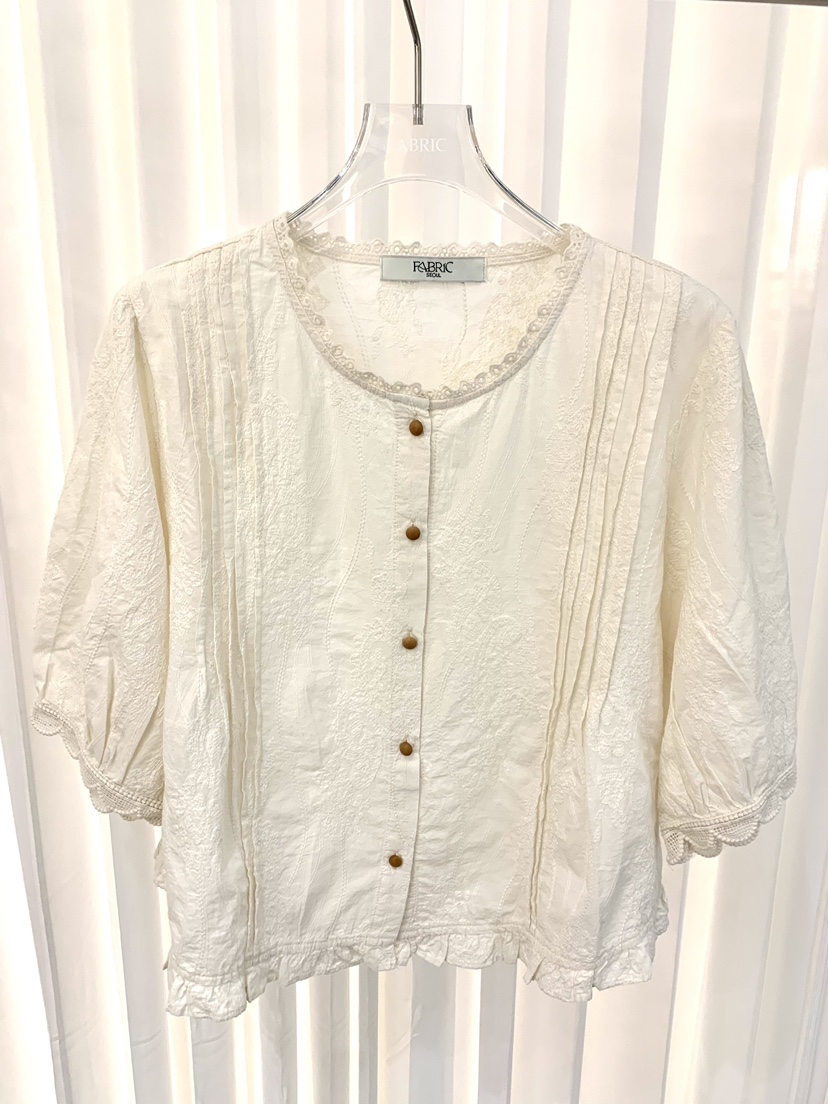 FABRIC韓國東大門直郵女裝新款人氣熱賣休閑時尚襯衫蕾絲衫FABRIC襯衫/蕾絲衫圖色2
