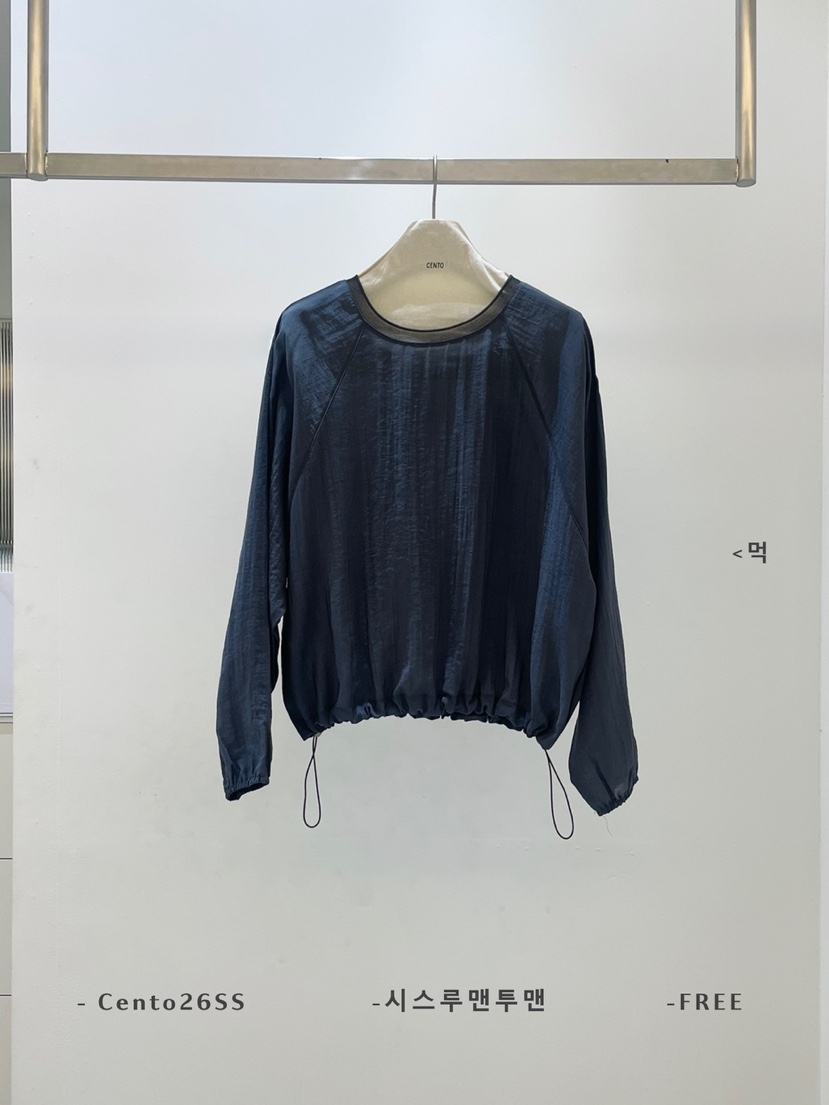 CENTO韓國代購女士新款時尚職業休閑26春夏襯衫蕾絲衫透明CENTO襯衫/蕾絲衫圖色3