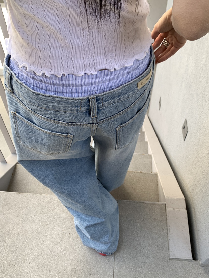 B_GARDER韓國東大門代購女裝新品推薦時尚26春夏職業牛仔褲B.GARDER牛仔褲