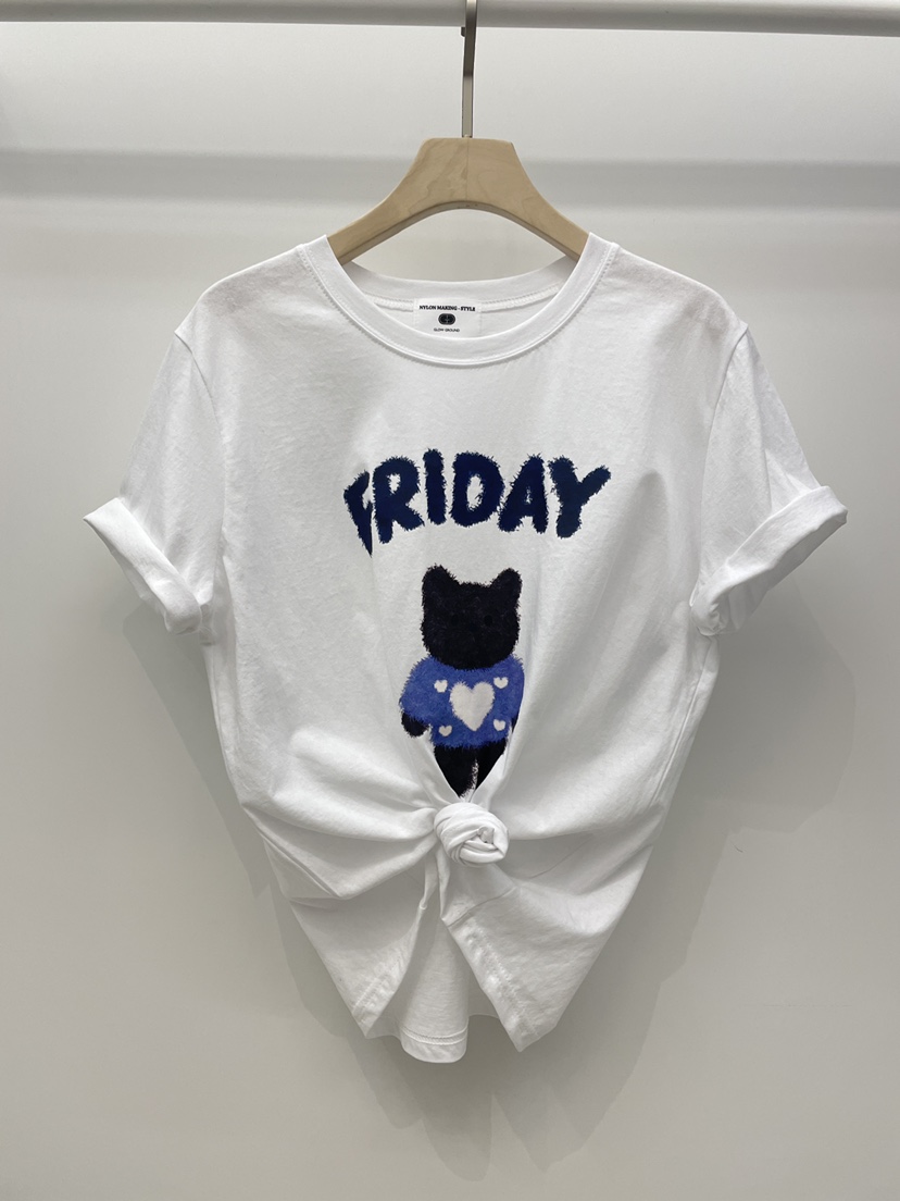 NYLON韓國直郵女裝新品職業26春夏休閑時尚推薦熱賣人氣T恤NYLONT恤圖色1