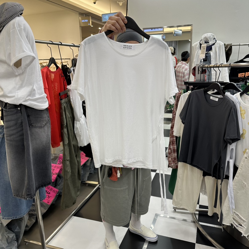 LADYBLACK/THE BLACK韓國東大門代購女士新品時尚人氣T恤LADYBLACK/THE BLACKT恤圖色1