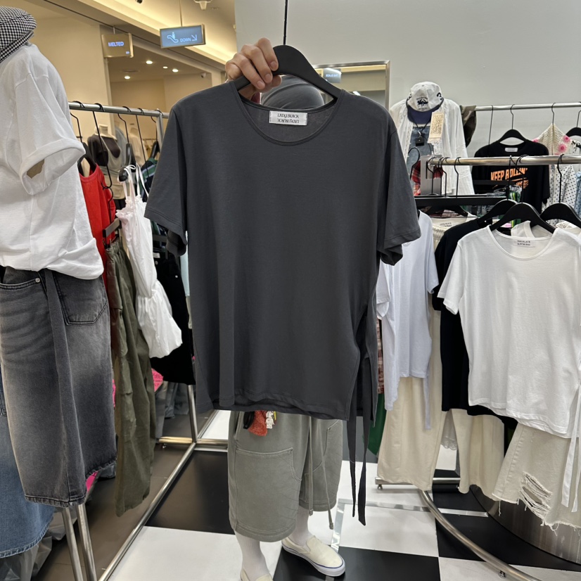 LADYBLACK/THE BLACK韓國東大門代購女士新品時尚人氣T恤LADYBLACK/THE BLACKT恤圖色2