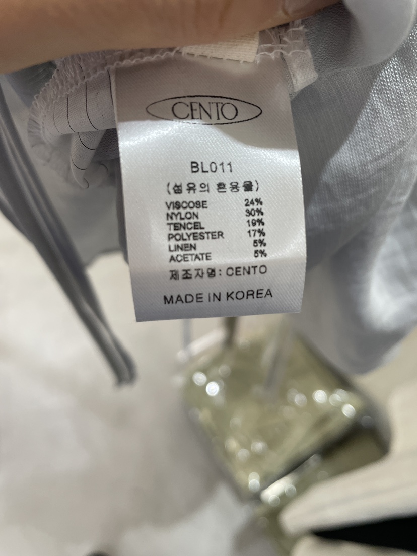 CENTO韓國直郵女士新品推薦休閑職業人氣熱賣26春夏襯衫蕾絲衫CENTO襯衫/蕾絲衫