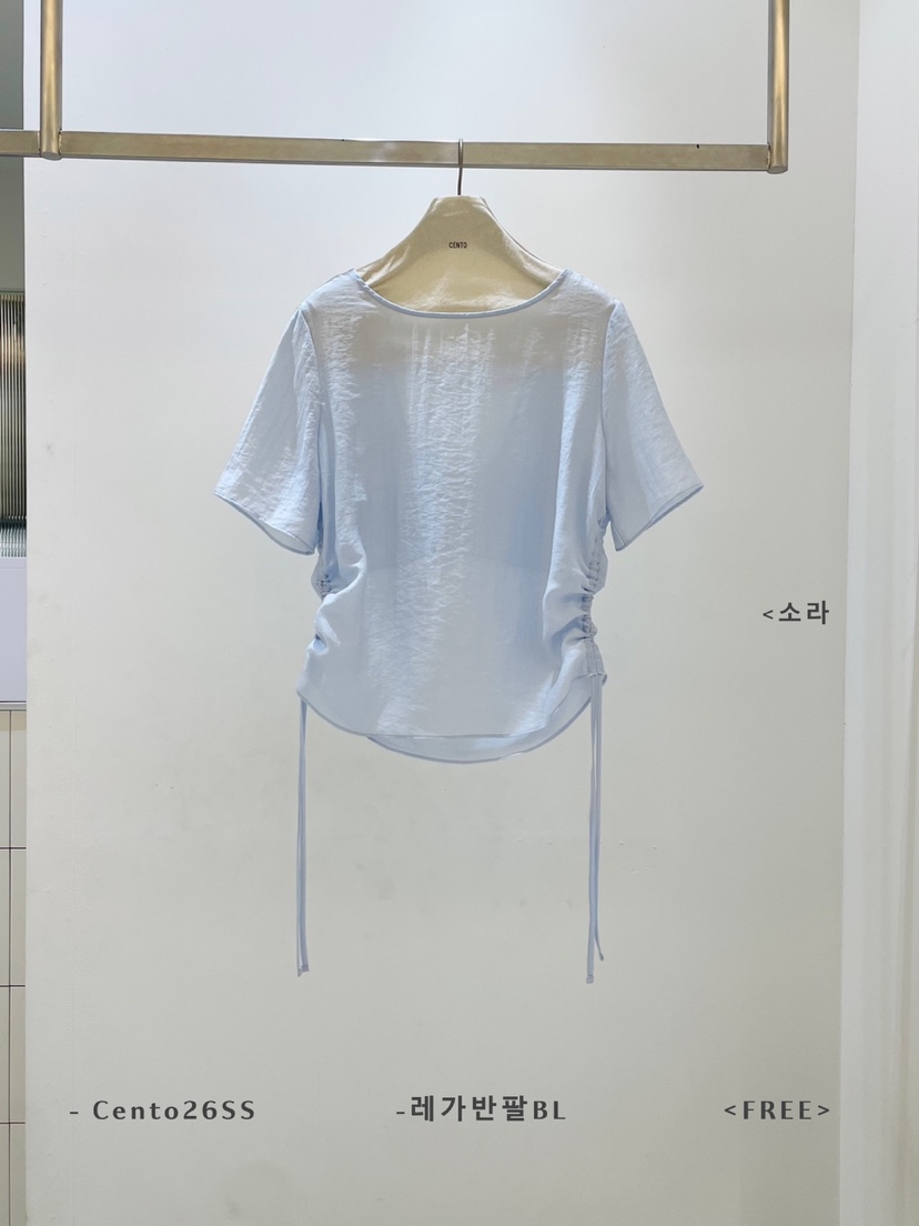 CENTO韓國直郵女士新品推薦休閑職業人氣熱賣26春夏襯衫蕾絲衫CENTO襯衫/蕾絲衫圖色2