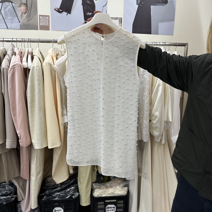 ONEBYTWO韓國代購女士新款熱賣推薦職業人氣26春夏吊帶背心ONE BY TWO吊帶/背心