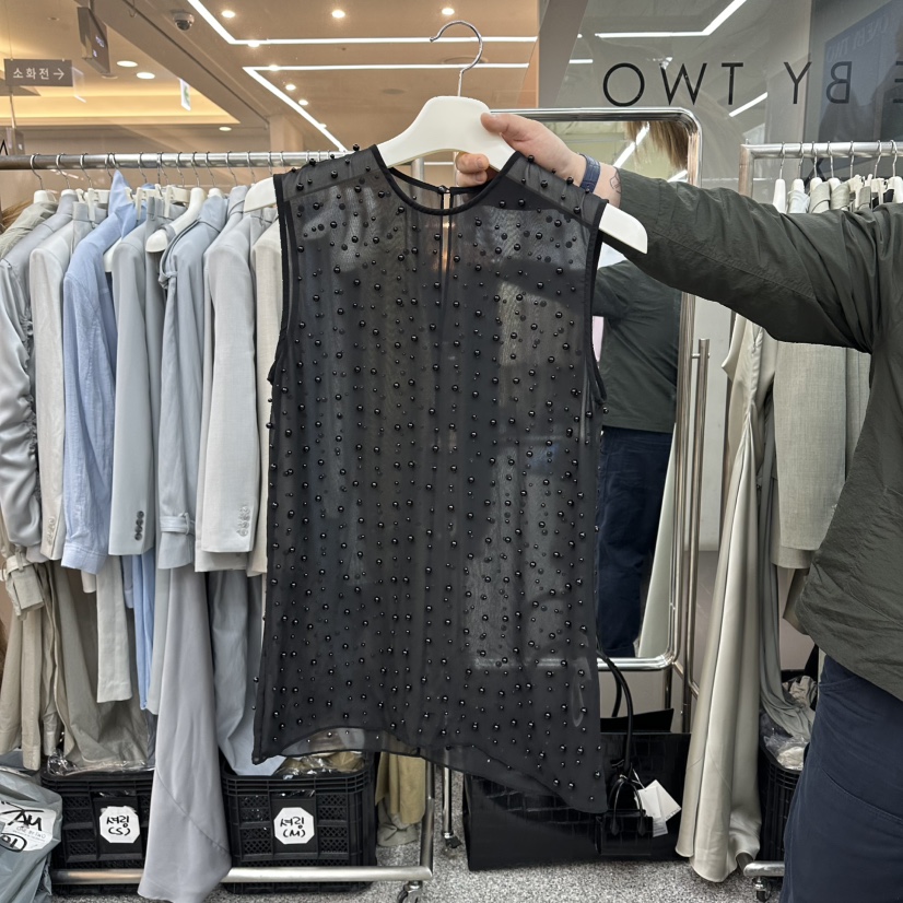 ONEBYTWO韓國代購女士新款熱賣推薦職業人氣26春夏吊帶背心ONE BY TWO吊帶/背心圖色2