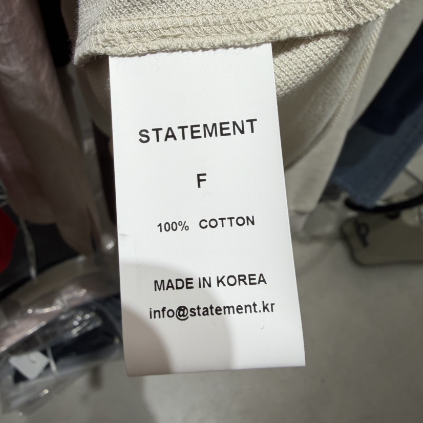 STATEMENT韓國直郵女裝新款職業休閑時尚人氣26春夏襯衫蕾絲衫STATEMENT襯衫/蕾絲衫