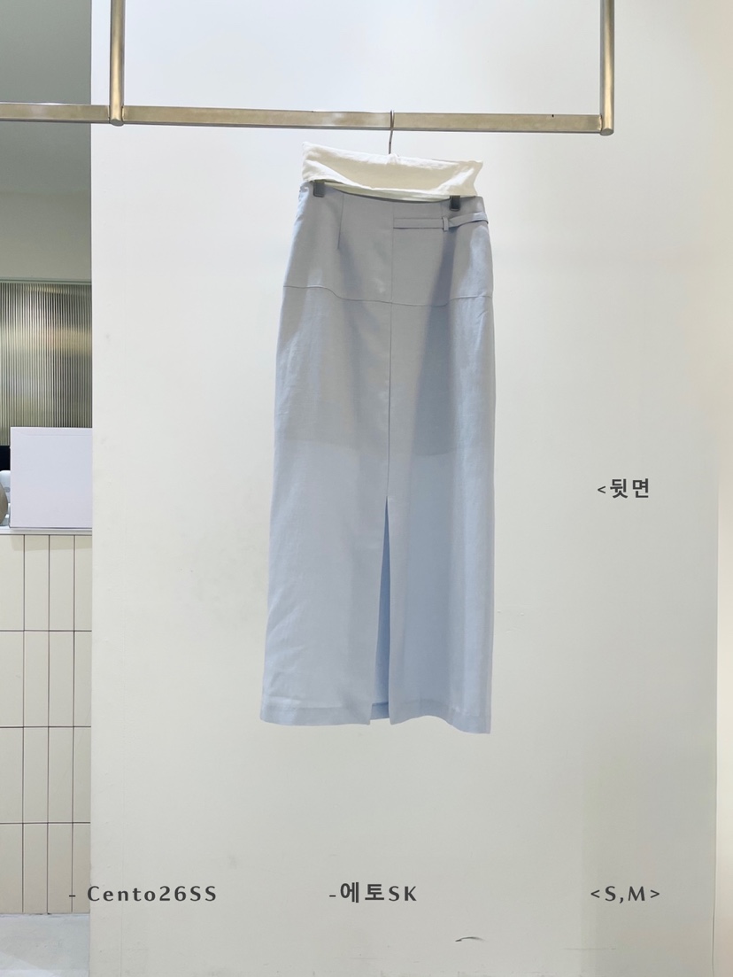 CENTO韓國直郵實拍女士新品熱賣推薦人氣職業26春夏休閑長裙CENTO長裙