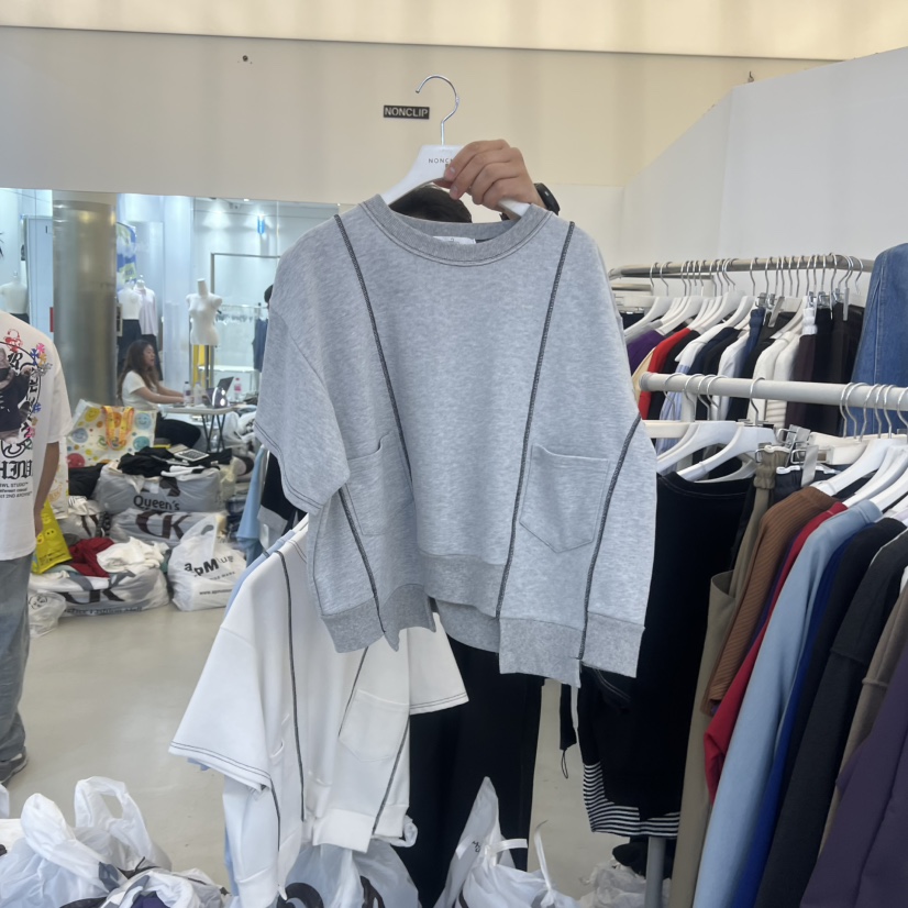 NON CLIP韓國直郵實拍女士新品人氣熱賣推薦休閑26春夏T恤NON CLIPT恤圖色2