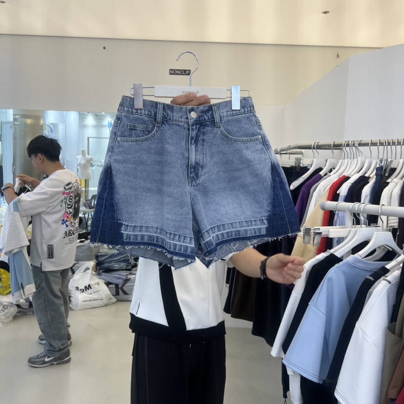 NON CLIP韓國代購女裝新品人氣推薦26春夏休閑職業短褲水洗NON CLIP短褲圖色1