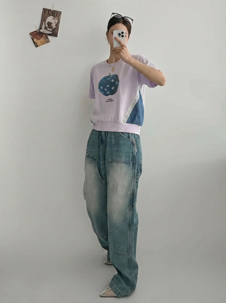 IAAN韓國代購女裝新款職業26春夏休閑熱賣人氣推薦時尚T恤iaAnT恤