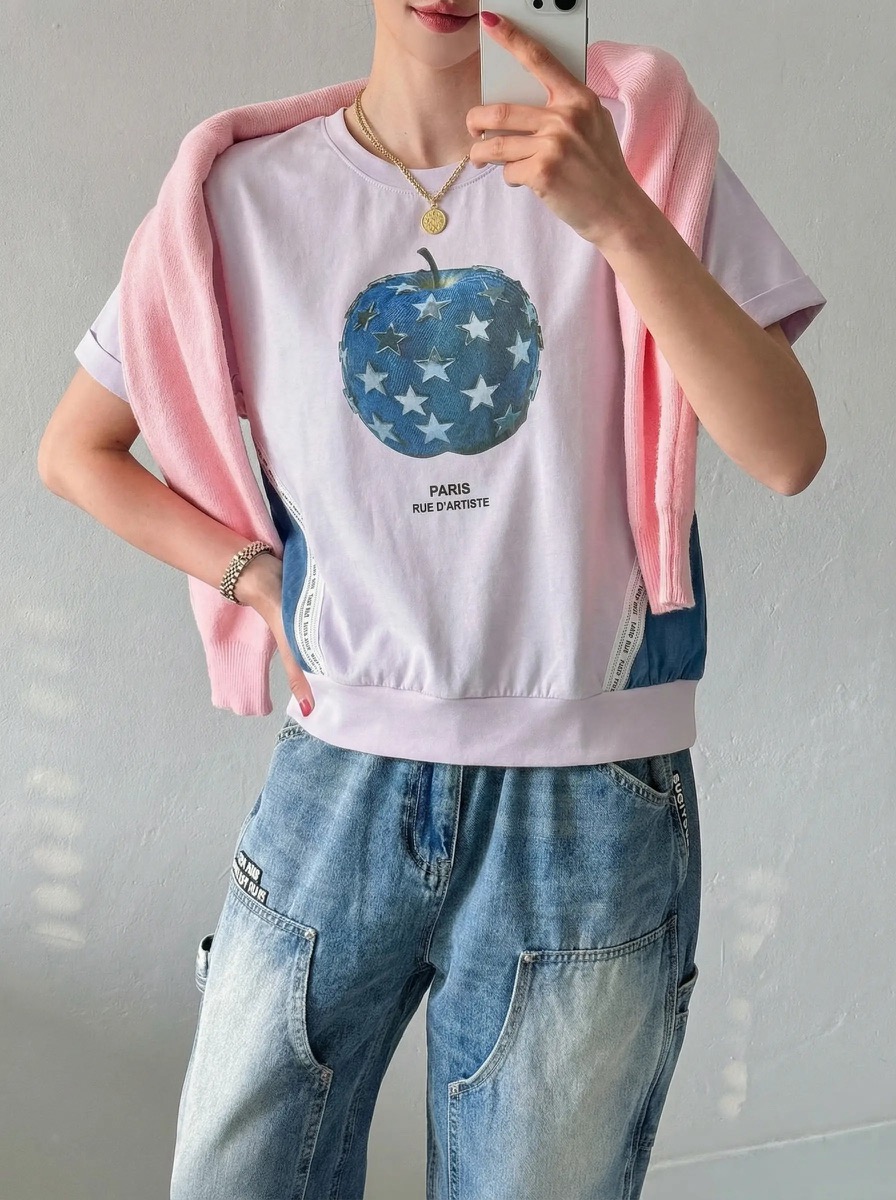 IAAN韓國代購女裝新款職業26春夏休閑熱賣人氣推薦時尚T恤iaAnT恤