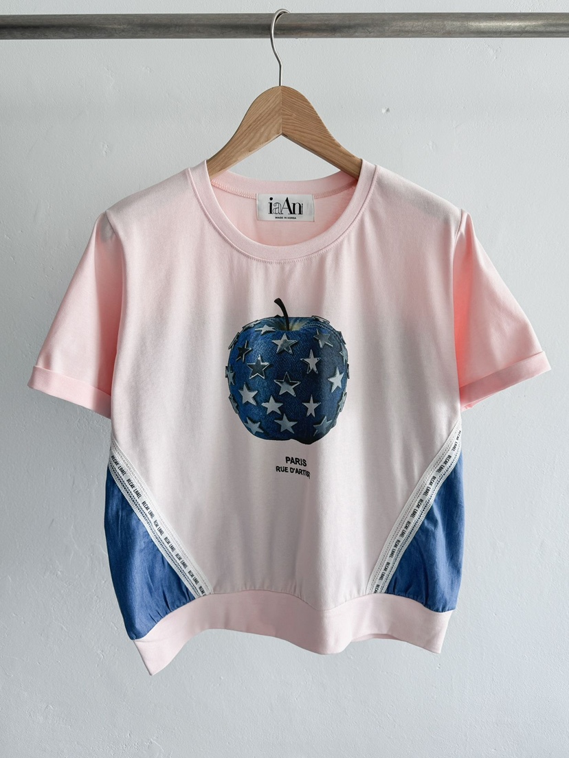 IAAN韓國代購女裝新款職業26春夏休閑熱賣人氣推薦時尚T恤iaAnT恤圖色2