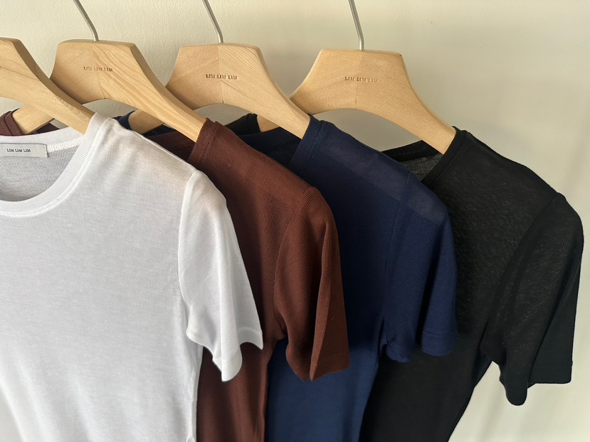 LIMLIMLIM韓國直郵女裝新款時尚職業休閑26春夏熱賣T恤天絲LIM LIM LIMT恤