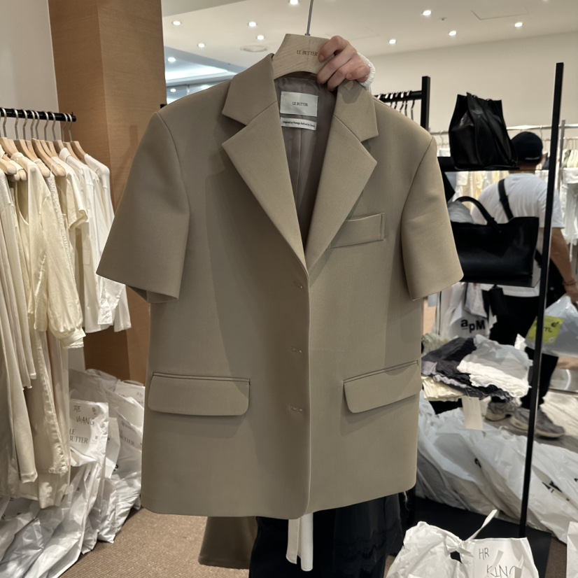 LE BUTTER韓國代購女士新品職業人氣休閑26春夏時尚夾克LE BUTTER夾克圖色1