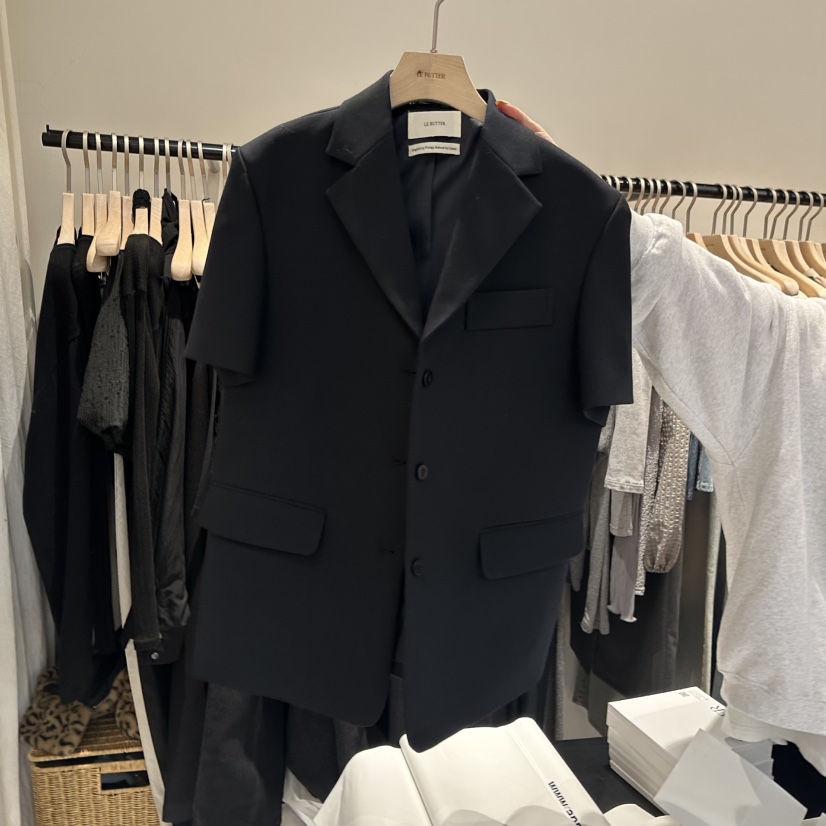 LE BUTTER韓國代購女士新品職業人氣休閑26春夏時尚夾克LE BUTTER夾克圖色2