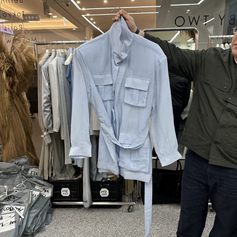 ONEBYTWO韓國東大門直郵女裝新品職業26春夏人氣夾克透明ONE BY TWO夾克圖色2