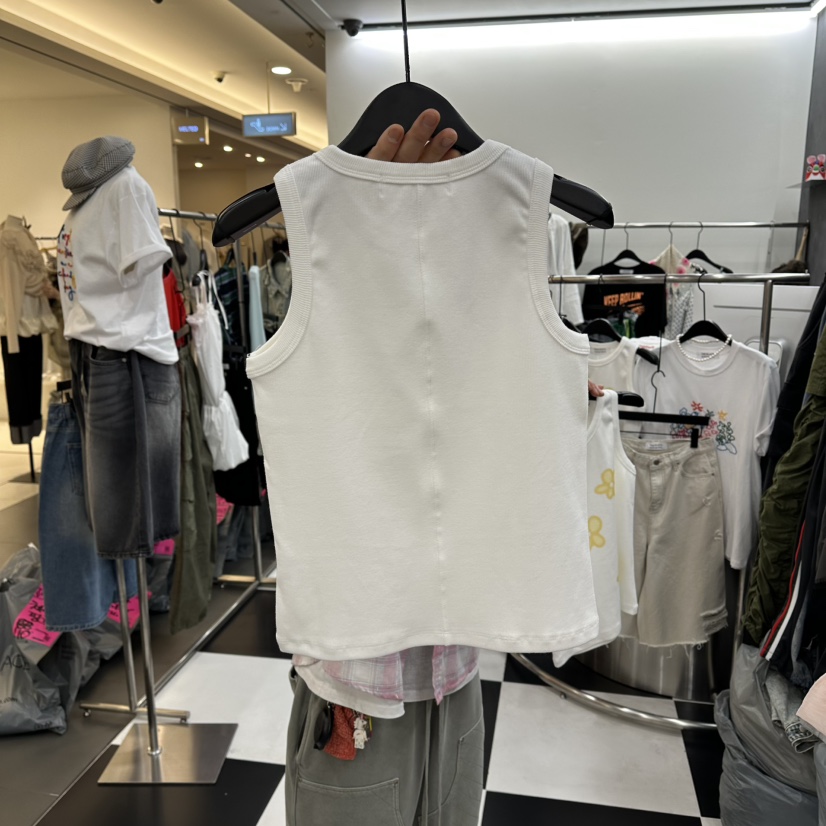 LADYBLACK/THE BLACK韓國東大門代購女裝新品熱賣吊帶背心花朵LADYBLACK/THE BLACK吊帶/背心