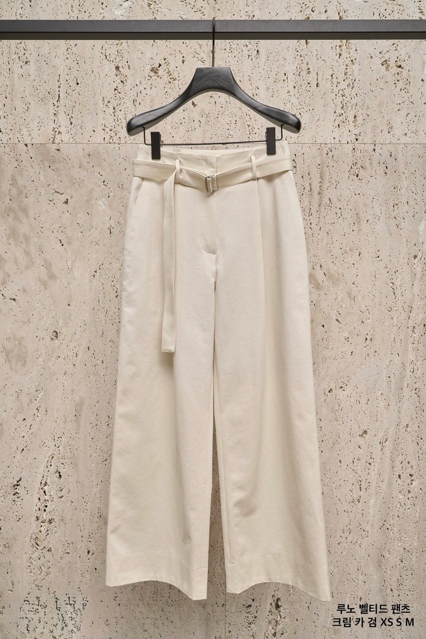 BLOSSOM韓國東大門直郵女士新款人氣職業休閑休閑褲含腰帶BLOSSOM休閑褲圖色1