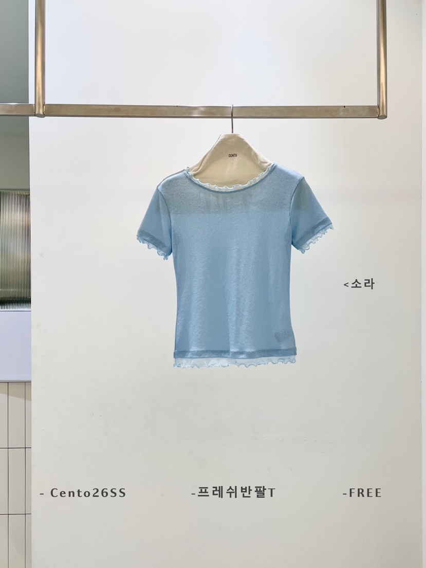 CENTO韓國東大門代購女士新款人氣休閑26春夏熱賣時尚T恤CENTOT恤圖色2