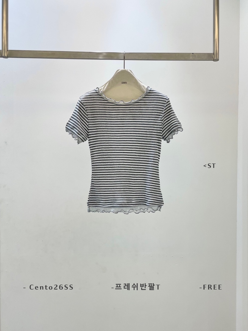 CENTO韓國東大門代購女士新款人氣休閑26春夏熱賣時尚T恤CENTOT恤圖色3