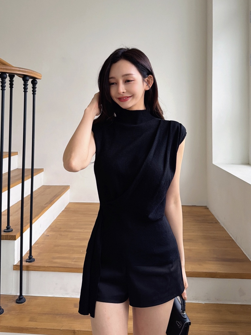 CLOTH韓國東大門代購女士新品時尚26春夏休閑推薦針織衫系帶CLOTH針織衫