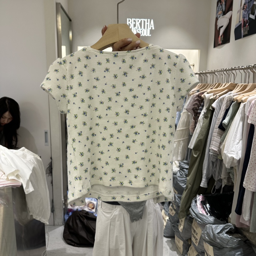 BERTHA韓國東大門代購女士新品休閑職業推薦時尚T恤假兩件BERTHAT恤