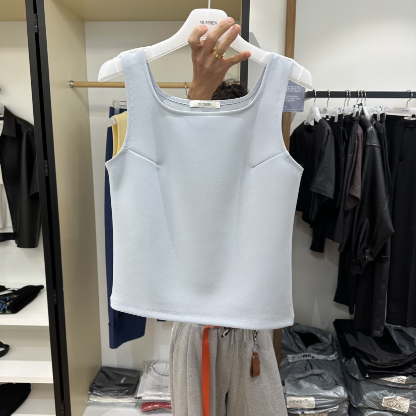 MUYBIEN韓國代購女士新品熱賣26春夏推薦職業時尚吊帶背心MUYBIEN吊帶/背心圖色2