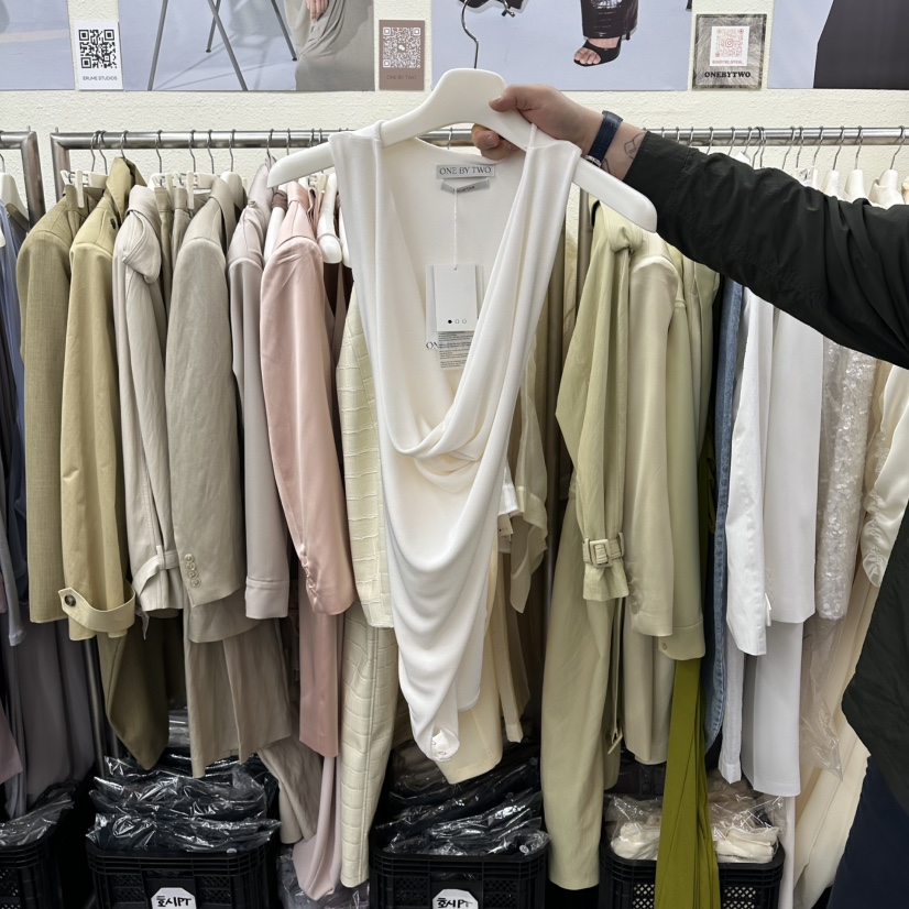 ONEBYTWO韓國代購女士新品休閑熱賣時尚職業26春夏連體褲ONE BY TWO連體褲圖色1