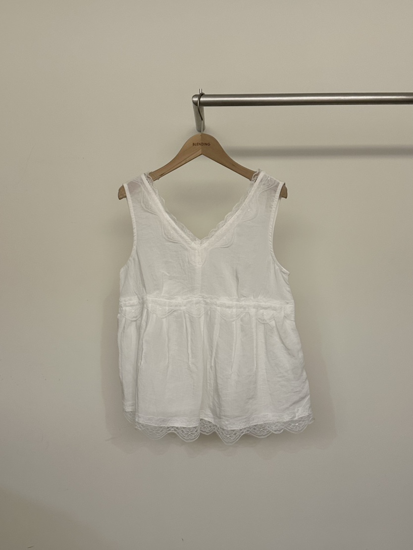 BLENDING-p韓國代購女士新品休閑推薦熱賣26春夏吊帶背心BLENDING-p吊帶/背心圖色1