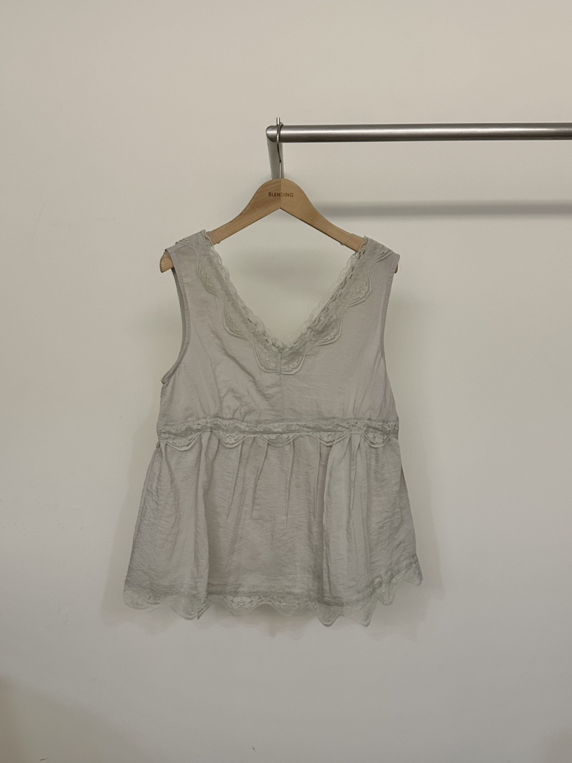 BLENDING-p韓國代購女士新品休閑推薦熱賣26春夏吊帶背心BLENDING-p吊帶/背心圖色2