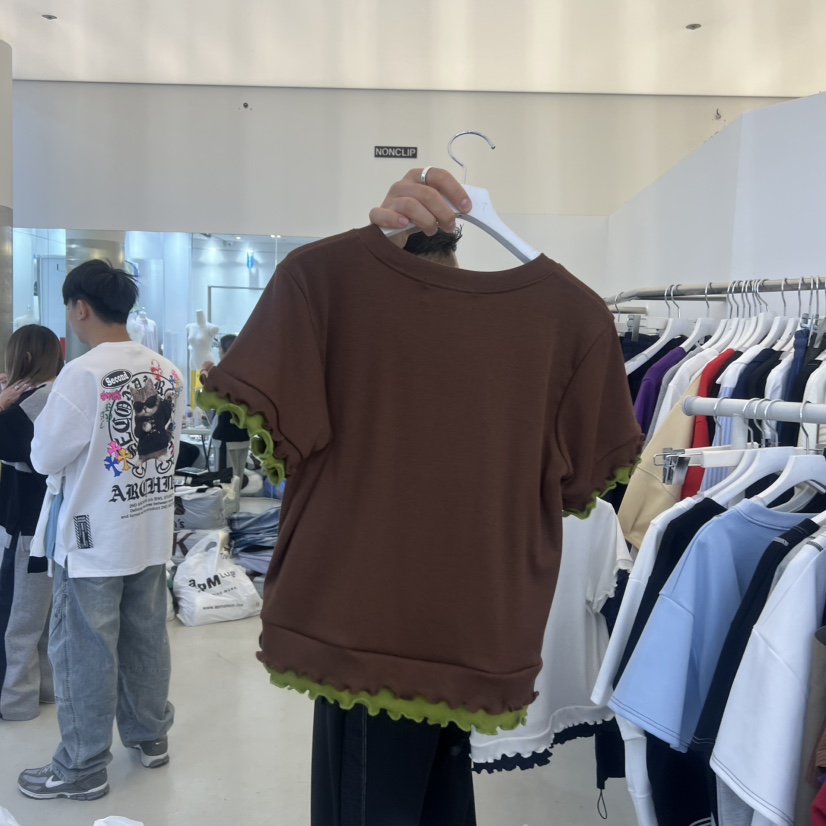 NON CLIP韓國代購女裝新品人氣推薦26春夏職業休閑熱賣T恤NON CLIPT恤