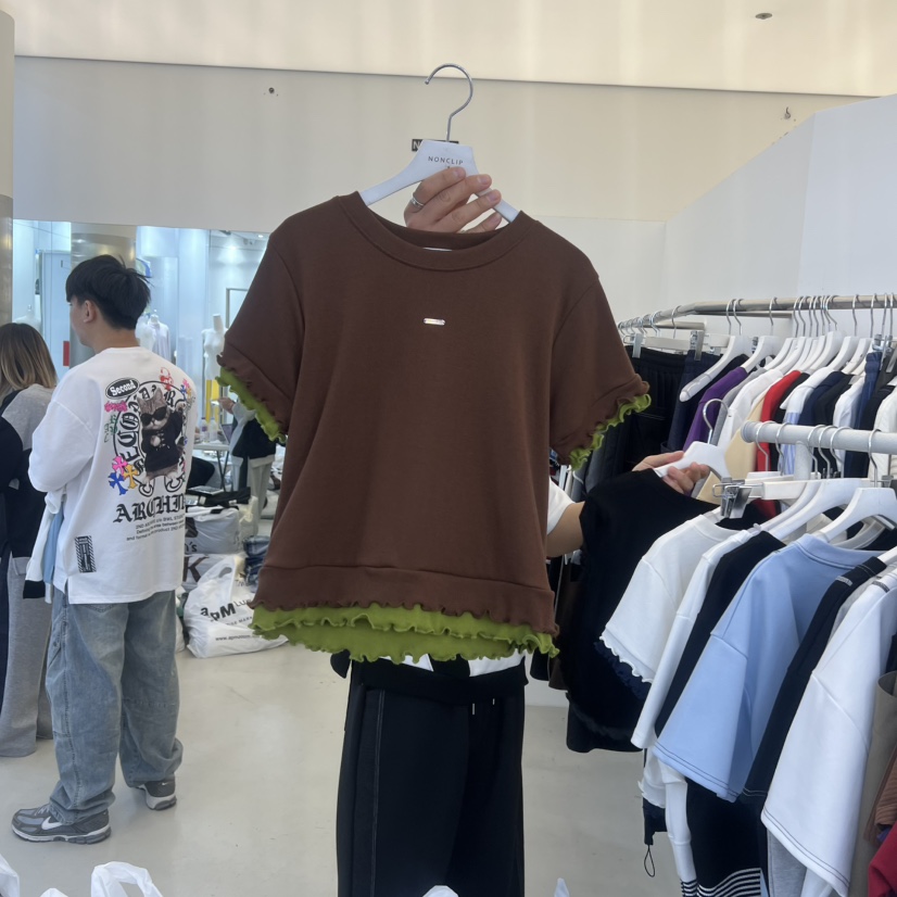 NON CLIP韓國代購女裝新品人氣推薦26春夏職業休閑熱賣T恤NON CLIPT恤圖色3