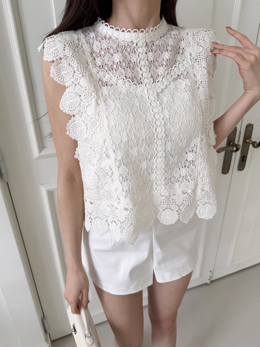 CLOTH韓國東大門直郵女裝新款休閑推薦職業時尚襯衫蕾絲衫CLOTH襯衫/蕾絲衫