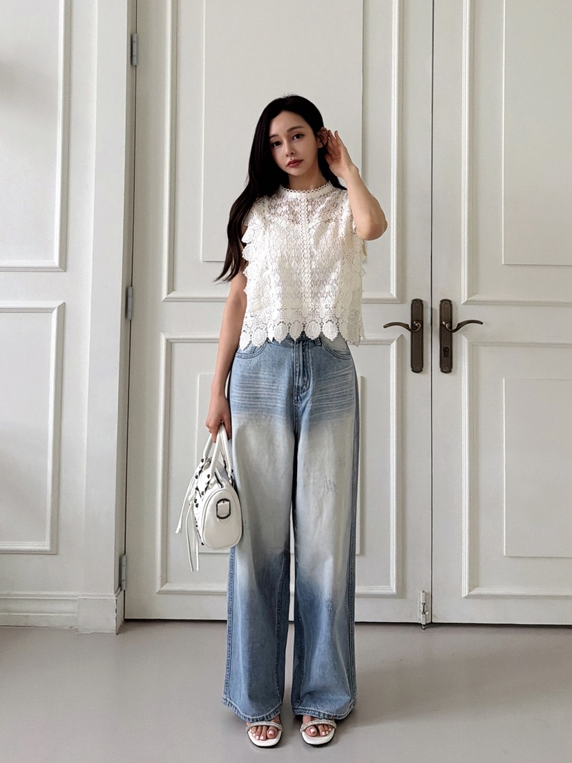 CLOTH韓國東大門直郵女裝新款休閑推薦職業時尚襯衫蕾絲衫CLOTH襯衫/蕾絲衫