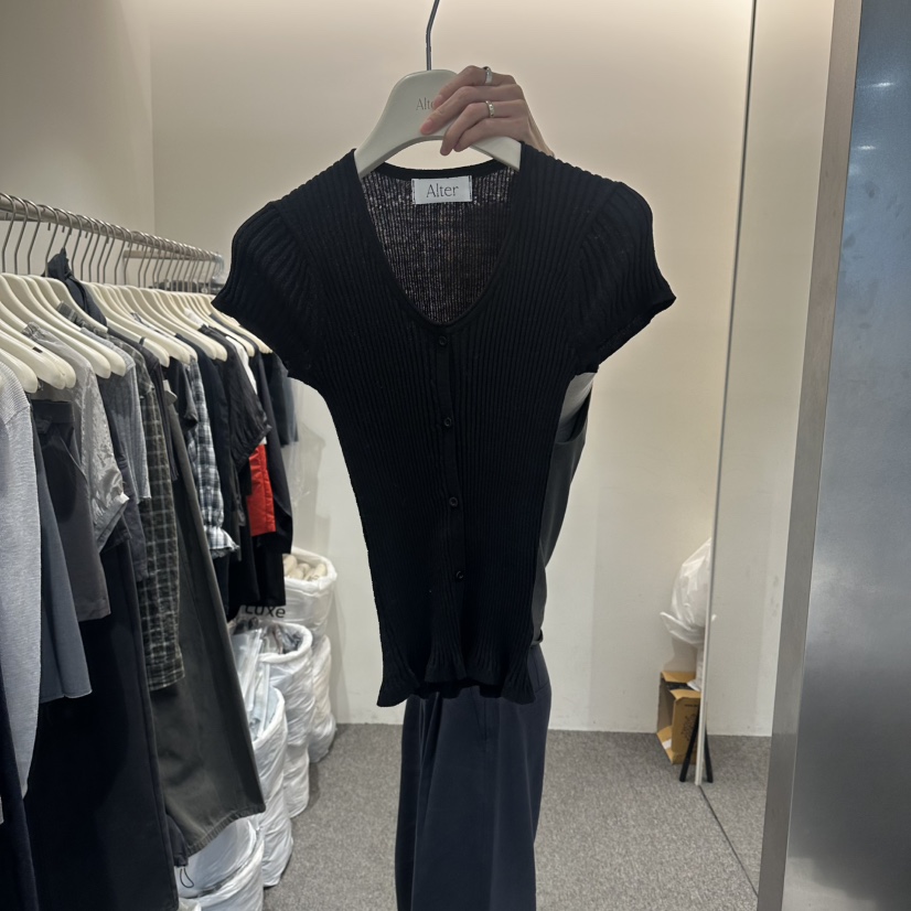 ALTER韓國東大門代購女裝新品時尚職業熱賣人氣26春夏針織衫Alter針織衫圖色3