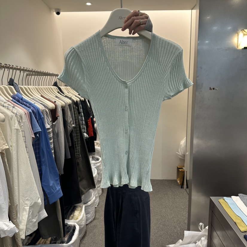 ALTER韓國東大門代購女裝新品時尚職業熱賣人氣26春夏針織衫Alter針織衫圖色4