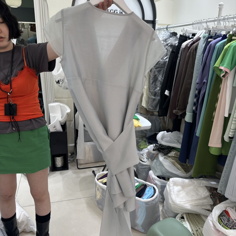 EGG IS韓國代購女士新款休閑人氣時尚職業熱賣26春夏連衣裙EGG IS連衣裙