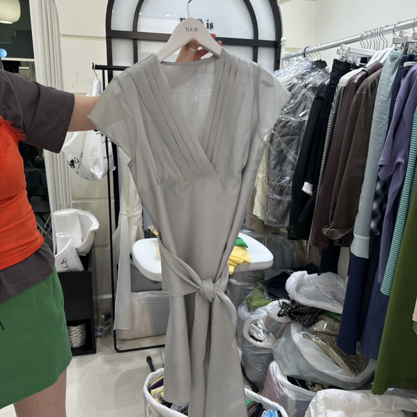 EGG IS韓國代購女士新款休閑人氣時尚職業熱賣26春夏連衣裙EGG IS連衣裙圖色1