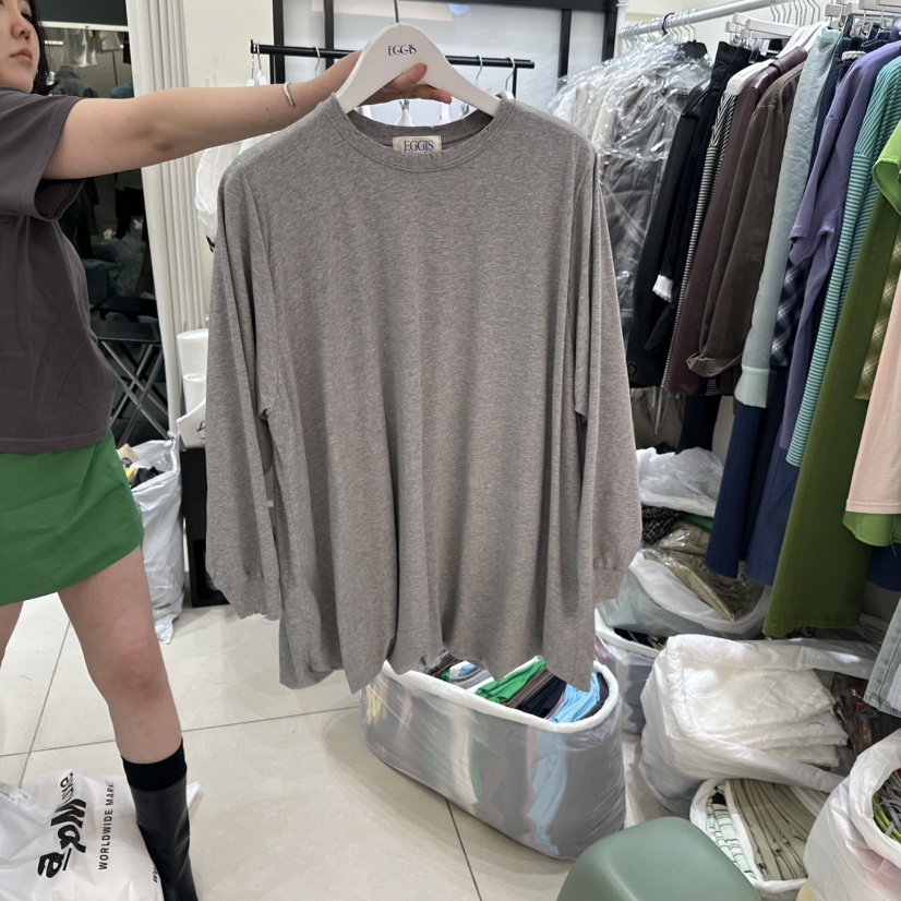 EGG IS韓國東大門直郵女士新款職業26春夏推薦熱賣連衣裙EGG IS連衣裙圖色2灰色