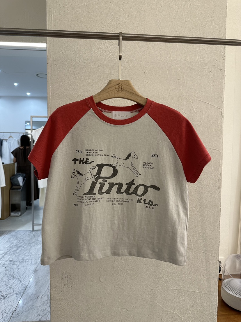 BPLAN韓國東大門代購女士新品熱賣時尚職業推薦人氣休閑T恤BPLANT恤圖色2