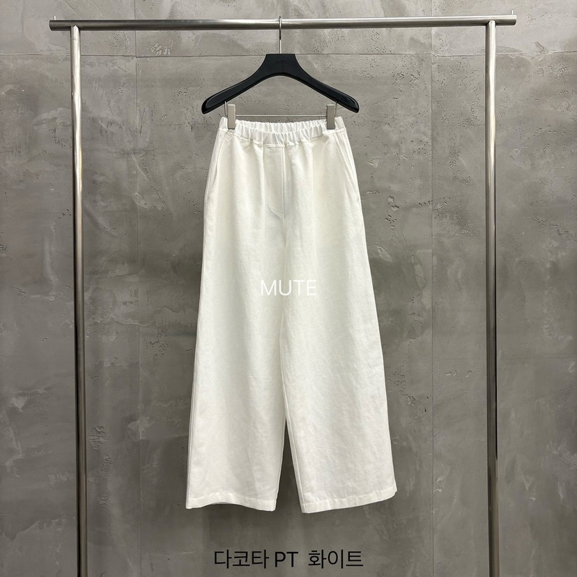 MUTE-P韓國代購女裝新款26春夏熱賣人氣推薦時尚休閑休閑褲MUTE休閑褲圖色1