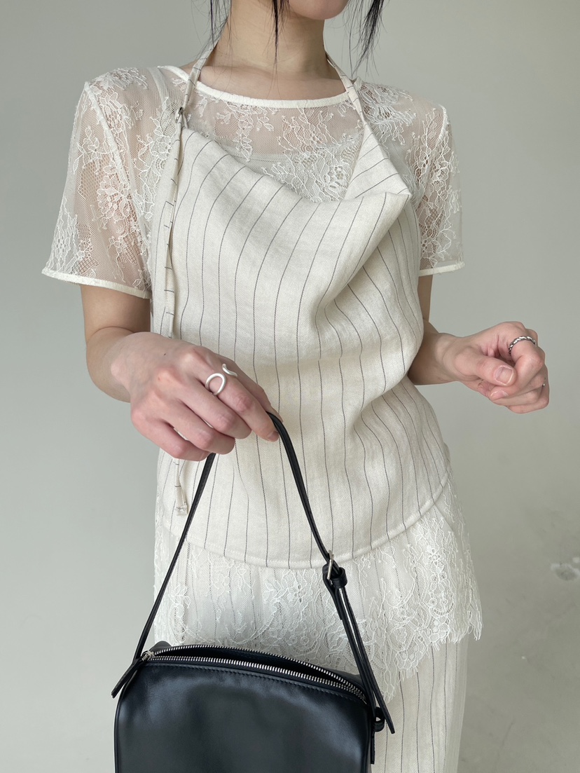 CENTO韓國東大門直郵女裝新品熱賣人氣26春夏襯衫蕾絲衫蕾絲CENTO襯衫/蕾絲衫