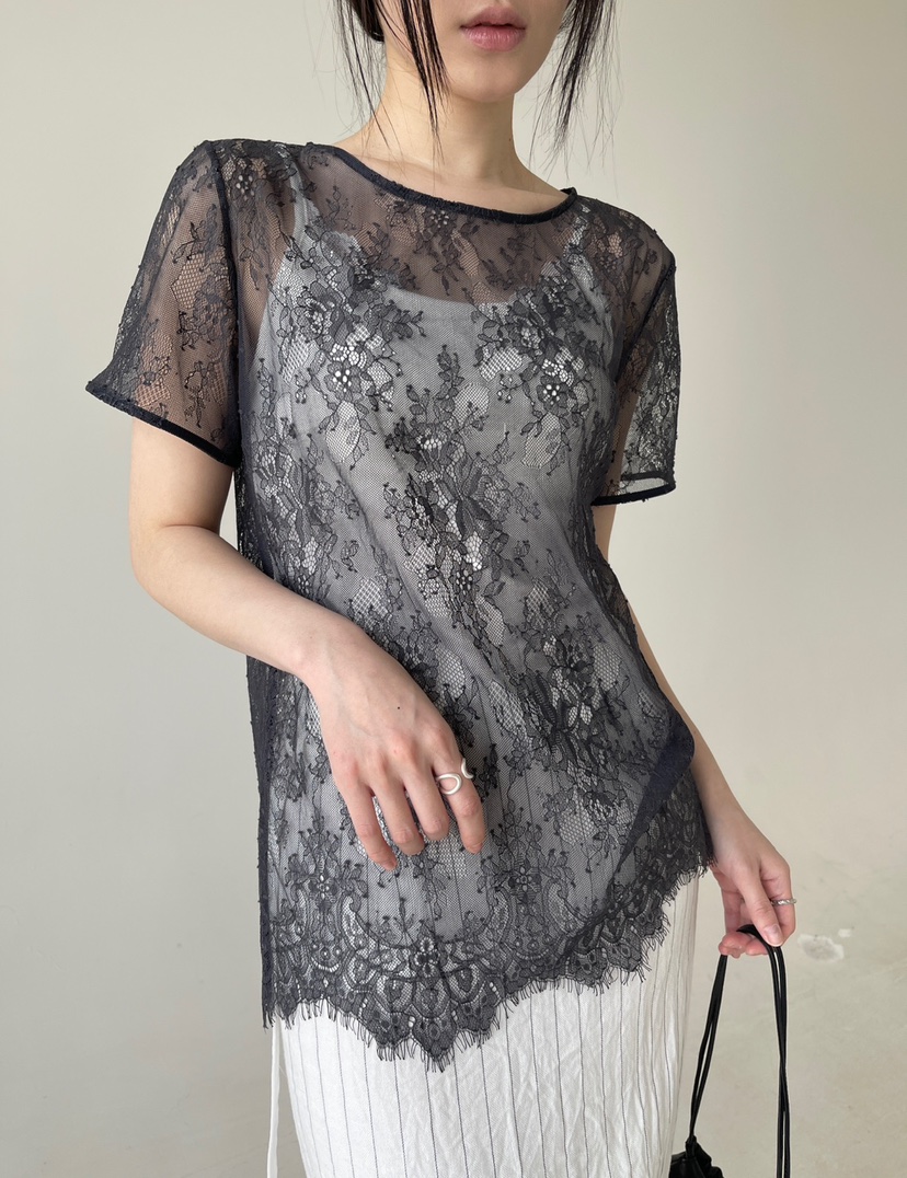 CENTO韓國東大門直郵女裝新品熱賣人氣26春夏襯衫蕾絲衫蕾絲CENTO襯衫/蕾絲衫